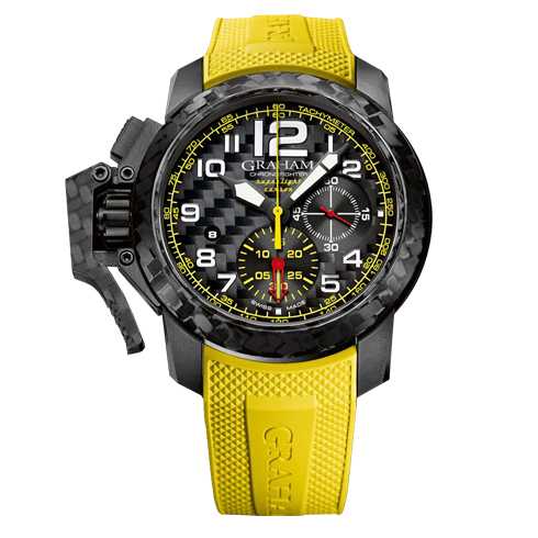 Graham Chronofighter Superlight Carbon Yellow Watch