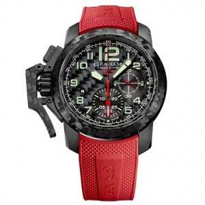 Graham Chronofighter Superlight Carbon Red Watch