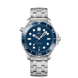 Omega Seamaster Diver 300M Co-Axial Master Chronometer Blue Steel Watch