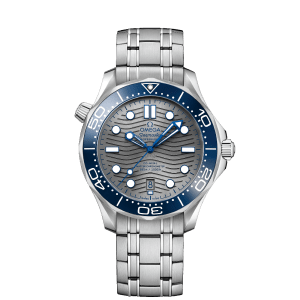 Omega Seamaster Diver 300M Co-Axial Master Chronometer Grey Steel Watch