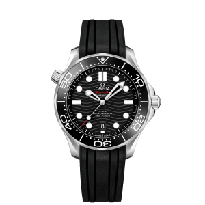 Omega Seamaster Diver 300M Co-Axial Master Chronometer Black Steel Watch
