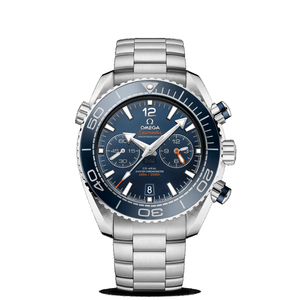 Omega Seamaster Planet Ocean 600M Co-Axial Master Chronometer Chronograph Blue Watch