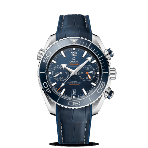 Omega Seamaster Planet Ocean 600M Co-Axial Master Chronometer Chronograph Blue Watch