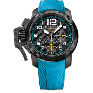 Graham Chronofighter Superlight Carbon Blue Watch
