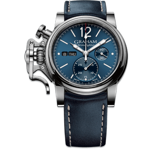 Graham Chronofighter Vintage Blue Dial Watch