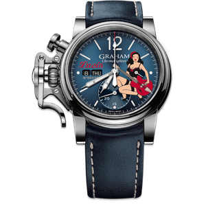 Graham Chronofighter Vintage Nose Art Lucia Limited Edition Watch