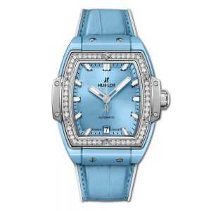 Hublot Spirit of Big Bang Light Blue Ceramic Titanium Diamonds Watch