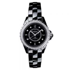 Chanel J12 Black Diamonds Watch