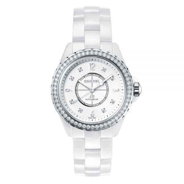 Chanel J12 White Diamonds Watch