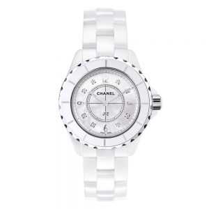 Chanel J12 Jewelry White Ceramic Watch