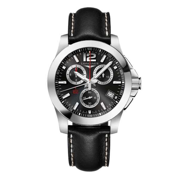 Longines Sport Conquest 1/100th Alpine Skiing Watch L3.700.4.56.3 for ...