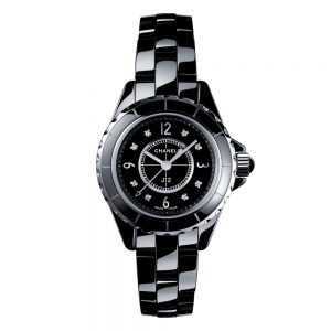 Chanel J12 Black Diamond Watch