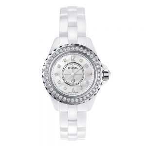 Chanel J12 White Diamonds Watch