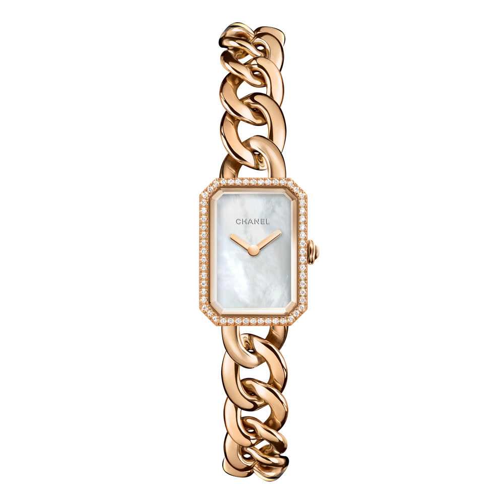 Chanel watch in elegant rose gold with sparking diamond for all fashionable  ladies  Chanel watch Luxury timepieces Chanel