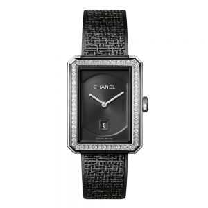 Chanel Boy-Friend Tweed Medium Watch