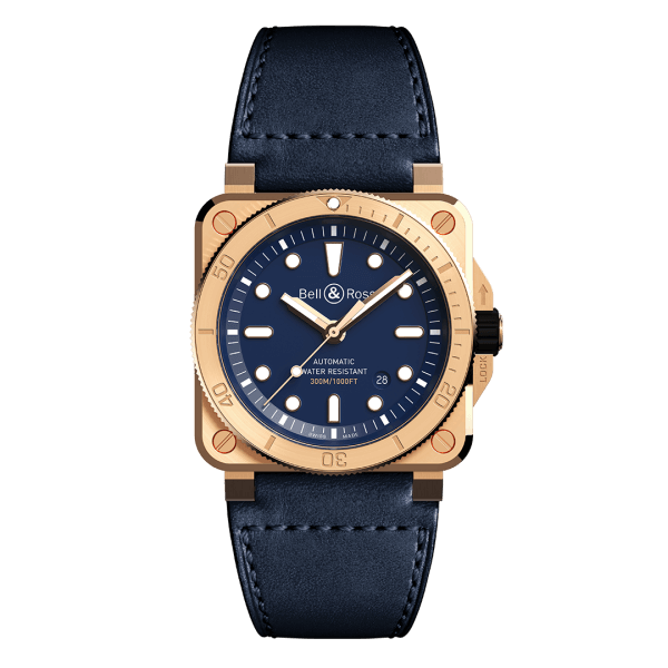 Bell & Ross BR 03-92 Diver Bronze Navy Blue Watch
