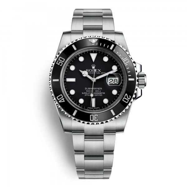 Rolex Oyster Perpetual Submariner Date Steel Black Dial Watch
