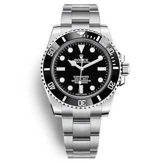 Rolex Oyster Perpetual Submariner Steel Black Dial Watch