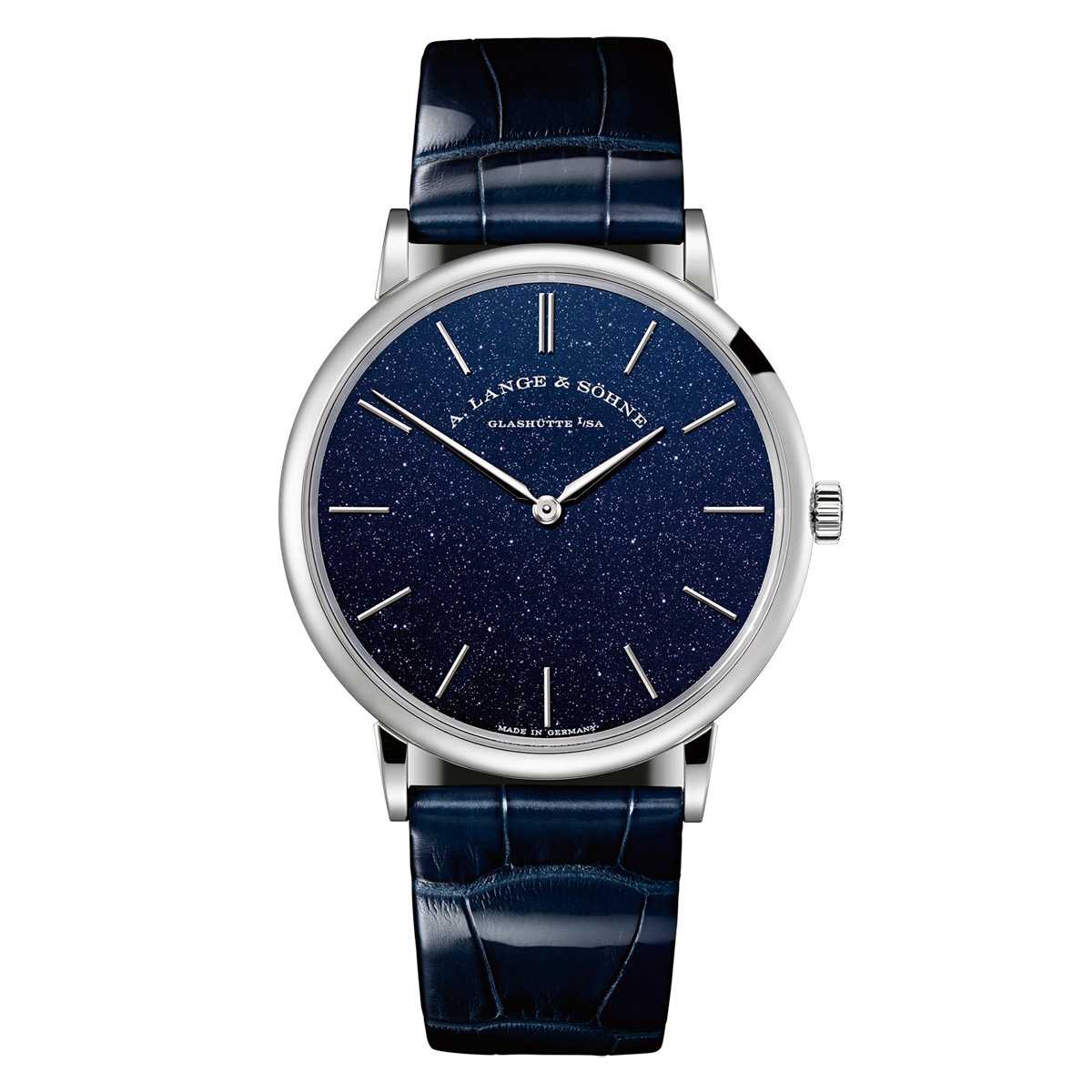 A. Lange & Söhne Saxonia Thin Copper Blue Watch