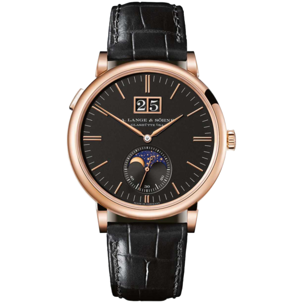 A. Lange & Söhne Saxonia Moon Phase Rose Gold Watch