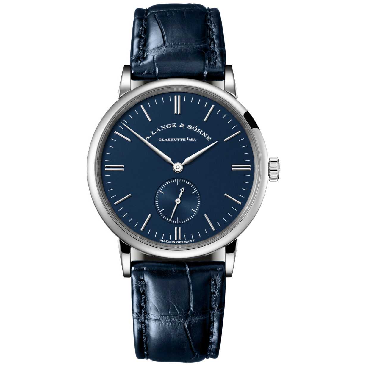 A. Lange & Söhne Saxonia Blue Dial White Gold 219.028 for $17,300 ...