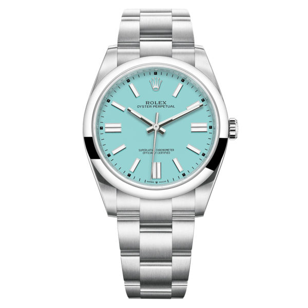 Rolex Oyster Perpetual 41 Turquoise Dial Tiffany