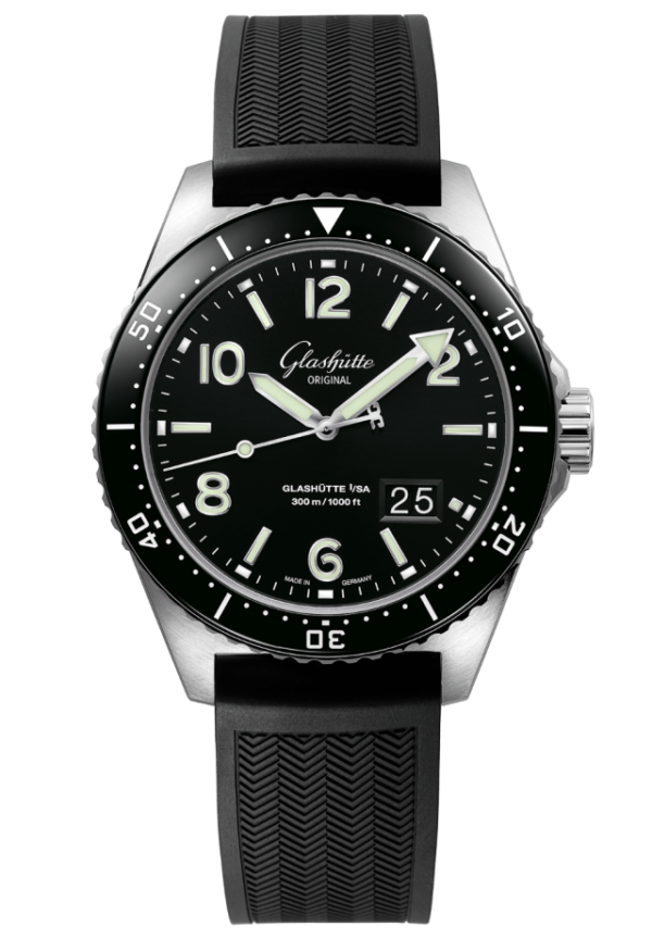 Glashutte Sea Q Panorama Date Stainless Steel