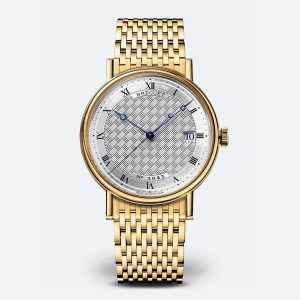 Breguet Classique 5177 Silver 18K Yellow Gold Watch