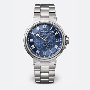 Breguet Marine 5517 Blue 18K White Gold Watch