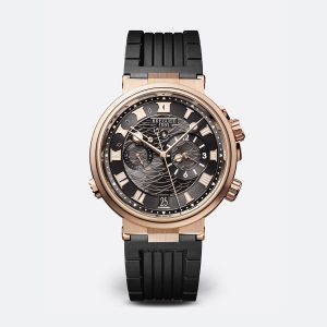 Breguet Marine Alarme Musicale 5547 Grey 18K Rose Gold Watch