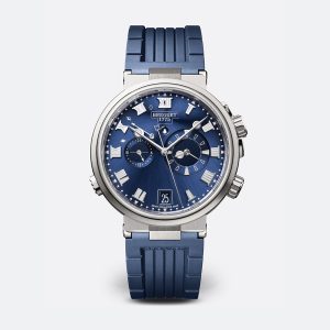 Breguet Marine Alarme Musicale 5547 Blue Titanium Watch