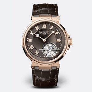 Breguet Marine Tourbillon 5577 Brown 18K Rose Gold Watch