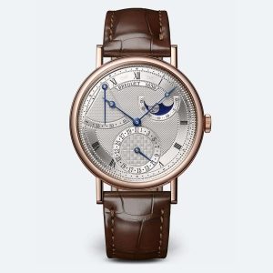 Breguet Classique 7137 Silver 18K Rose Gold Watch