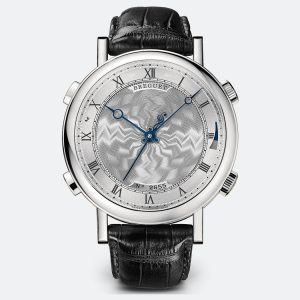 Breguet Classique La Musicale 7800 Silver 18K White Gold Watch