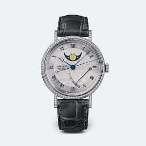 Breguet Classique 8788 Silver 18K White Gold Watch