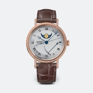 Breguet Classique 8788 Silver 18K Rose Gold Watch