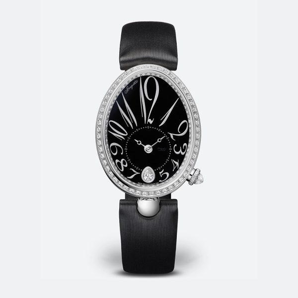 Breguet Reine de Naples 8918 Black 18K White Gold Watch