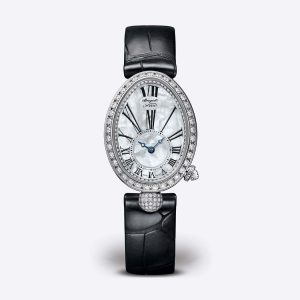 Breguet Reine de Naples 8928 Silver 18K White Gold Watch