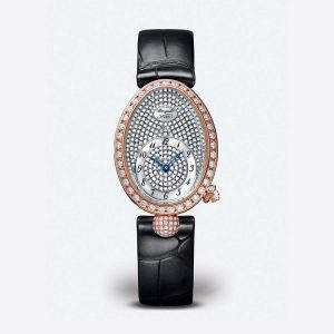 Breguet Reine de Naples 8928 Silver 18K Rose Gold Watch
