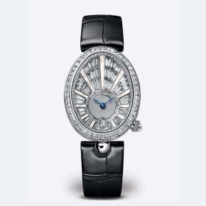 Breguet Reine de Naples 8939 Silver 18K White Gold Watch