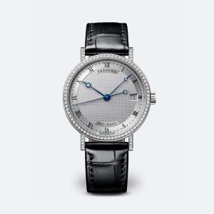 Breguet Classique 9068 Silver 18K White Gold Watch