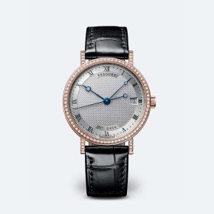Breguet Classique 9068 Silver 18K Rose Gold Watch