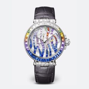 Breguet Marine Haute Joaillerie 9509 Poseidonia Multicolor 18K White Gold Watch