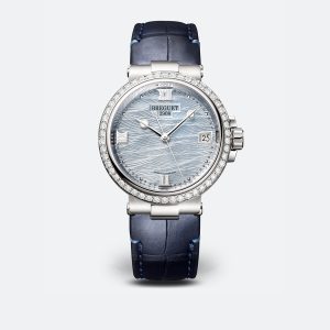 Breguet Marine Dame 9518 Silver 18K White Gold Watch