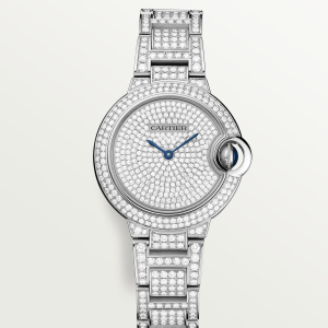 Cartier Ballon Bleu de Cartier Silver 18K White Gold Watch