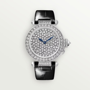 Cartier Pasha de Cartier Silver 18K White Gold Watch