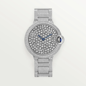 Cartier Ballon Bleu de Cartier Silver 18K White Gold Watch
