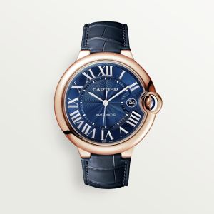 Cartier Ballon Bleu de Cartier Blue 18K Rose Gold Watch