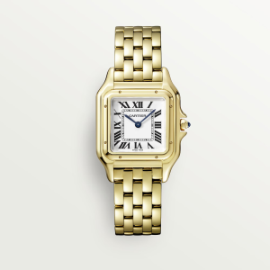 Cartier Panthère de Cartier Medium Silver 18K Yellow Gold Watch