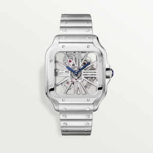 Cartier Santos De Cartier Large Skeleton Stainless Steel Watch